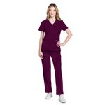 Originals Ultra Vneck Top Wine Xs