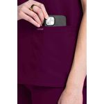 Originals Ultra Vneck Top Wine Xs