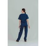 Eco Stretch Scrub Top Navy M