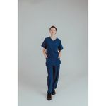 Eco Stretch Scrub Top Navy S