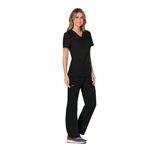 Revolution Mock Wrap Top Black 2Xs