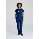 One Flux Scrub Top Indigo 4Xl