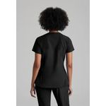 One Racer Scrub Top Black 5Xl