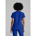 One Racer Scrub Top Cobalt 3Xl