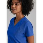 One Racer Scrub Top Cobalt 3Xl