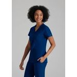 One Racer Scrub Top Indigo 4Xl