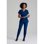One Racer Scrub Top Indigo 5Xl