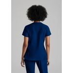 One Racer Scrub Top Indigo 5Xl