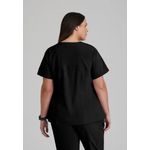 One Pulse Scrub Top Black 2Xs