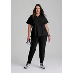 One Pulse Scrub Top Black 3Xl