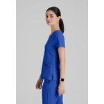 One Pulse Scrub Top Cobalt 2Xl