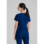 One Pulse Scrub Top Indigo 4Xl