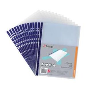 Rexel Nyrex Pockets Npr/A4 12233Pk25