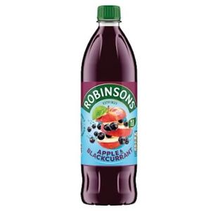 Robinsons Nas Squash Apple & Black 1Ltr