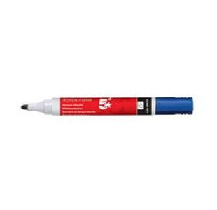 5 Star Office Dry Wipe Marker Blu 449651