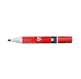 5 Star Office Dry Wipe Marker Red 449653