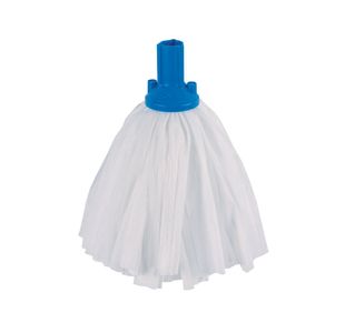 2Work Big White Mop Head Blue Pk10