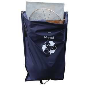 2Work Tidy Sack Metal Vinyl Blu