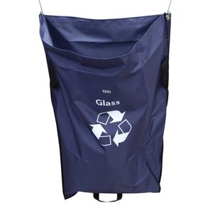 2Work Tidy Sack Glass Vinyl Blu