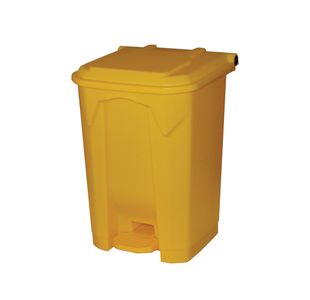 Pedal Bin 50 Litre Yellow
