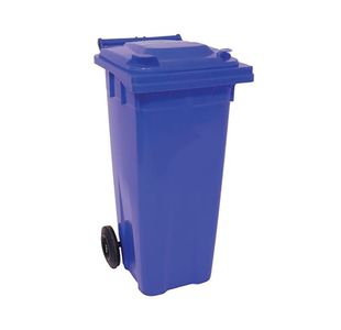 2Work Wheelie Bin 120L Blue