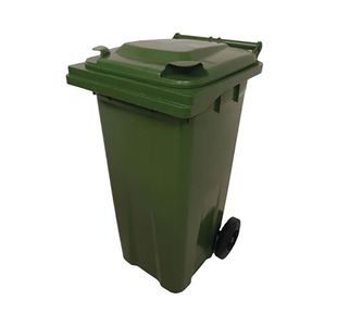 2Work Wheelie Bin 120L Green