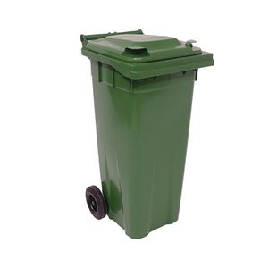 2Work Wheelie Bin 140L Green