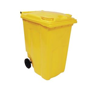 2Work Wheelie Bin 360L Yellow