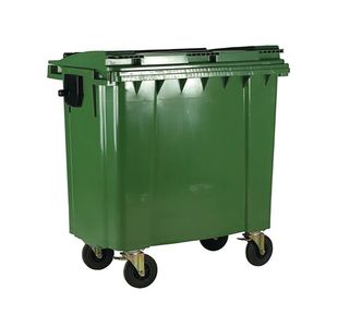 2Work Wheelie Bin 770L Green