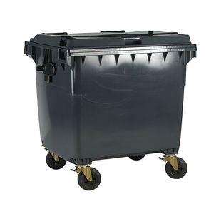 2Work Wheelie Bin 770L Grey