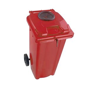 2Work Wheelie Bin 140L Bot/Lock