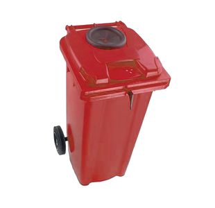 2Work Wheelie Bin 240L Bot/Lock