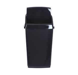 2Work Swing Top Bin 30 Litre Black