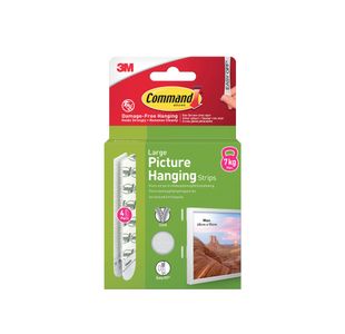 Command Pic Hang Strip L Wht Pk8