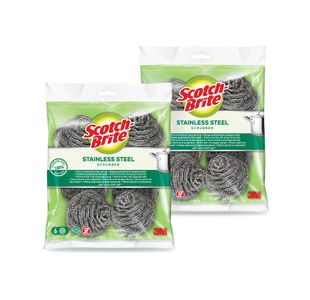 Scotch-Brite Ssteel Scrub Pad Pk12