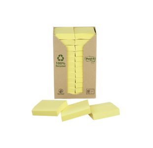 Post-It Rcycld 38X51 100Sh Yllw Pk24