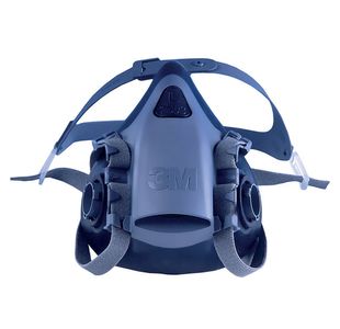 3M 7502 Silicone Half Mask Blue L