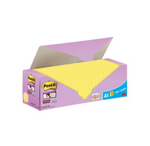 Super Sticky Notes Ylw 76X76Mm Pk24