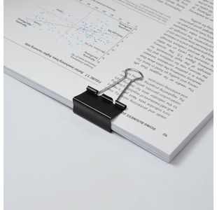 Valuex Foldback Clip 32Mm Black Pk10