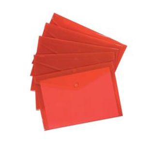 5 Star Office Pp Env Wlt Pstud A4 Redpk5