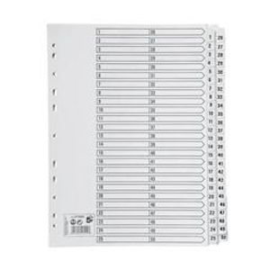 5 Star Premier A4 1-50 Index Clear Mylar