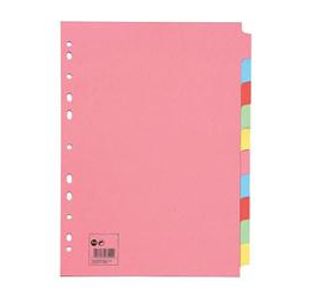 5 Star A4 10-Part Subject Dividers