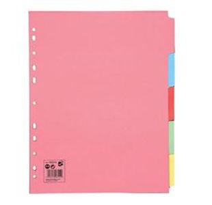 5 Star Extrawide 5-Part Subject Dividers