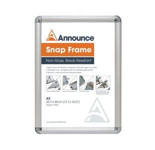 A3 Snap Frame 25Mm Chm Effect Crnr