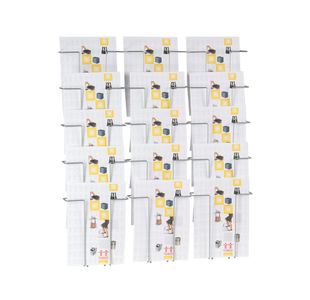 15 Compartment Wire Lit Holder A4