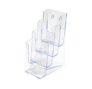 4 Tier Lit Holder 1/3 A4/Dl Ptrt