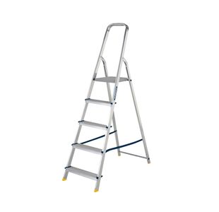 5 Tread Stepladder + High Handrail