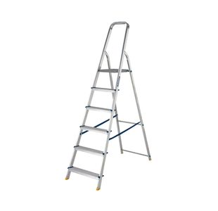 6 Tread Stepladder + High Handrail