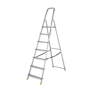 7 Tread Stepladder + High Handrail