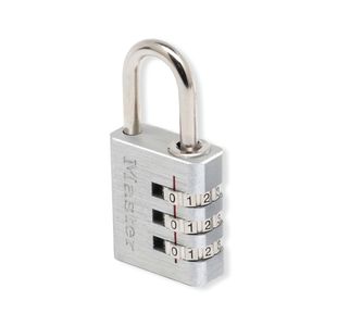Msterlck Padlck Combi Alumnium 30Mm